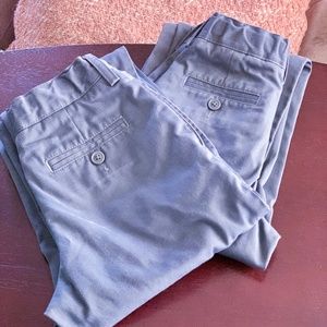 2 Pairs of Gray Boy Pants Lands' End
